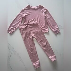Copper Key Girls Light Pink Long Sleeve Lounge Set